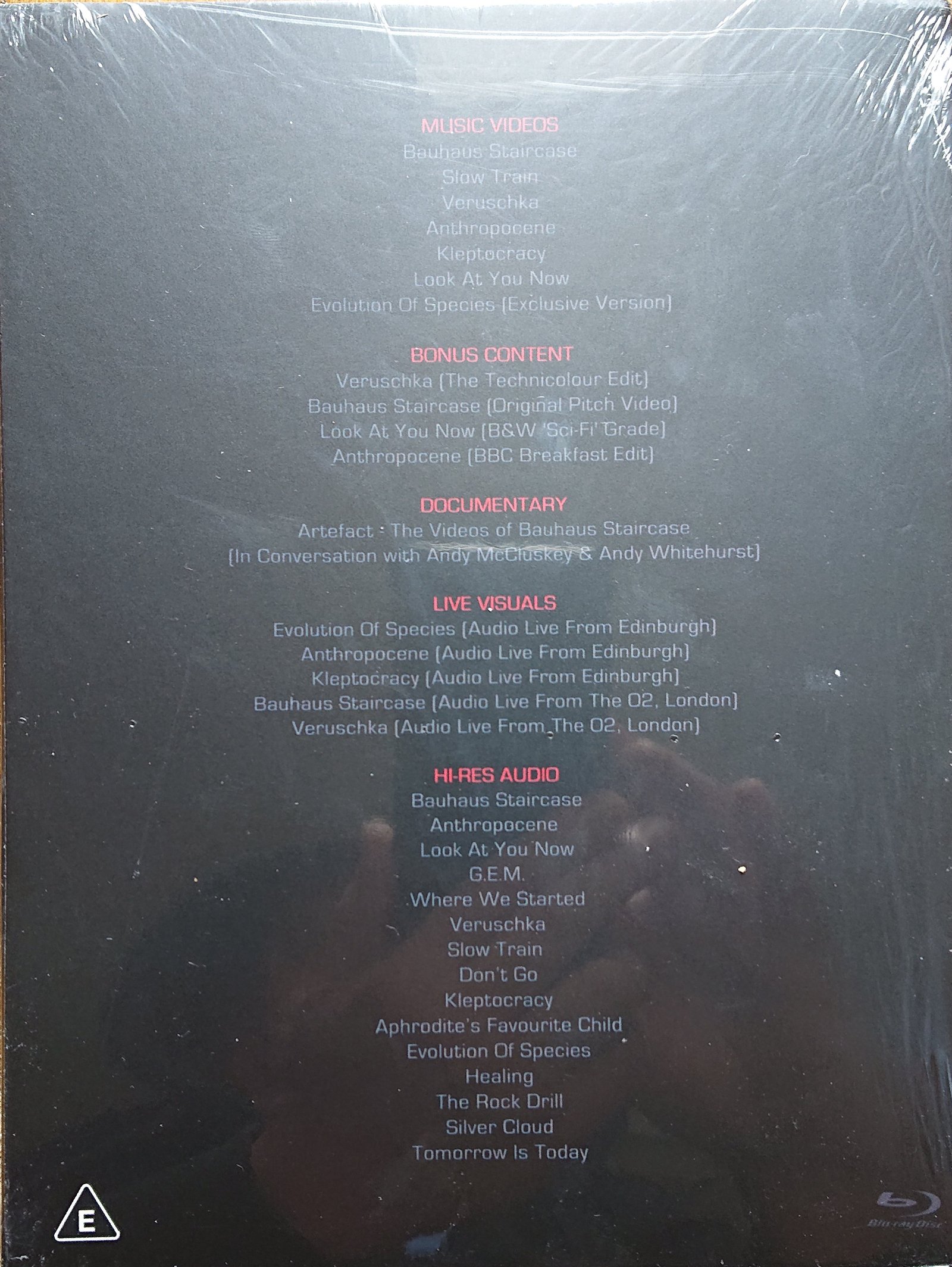100BR174 ARTefact Orchestral Manoeuvres in the Dark (OMD)  Back cover of 100BR174
